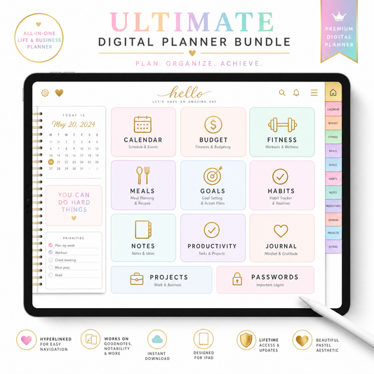 Bundle Ultime Tous les Planners Digitaux